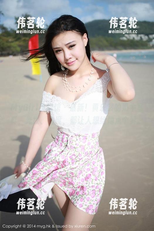 MyGirl美媛馆 - 最新！黄乐然的奶牛写真，光线、角度，都让人想给她点个赞。