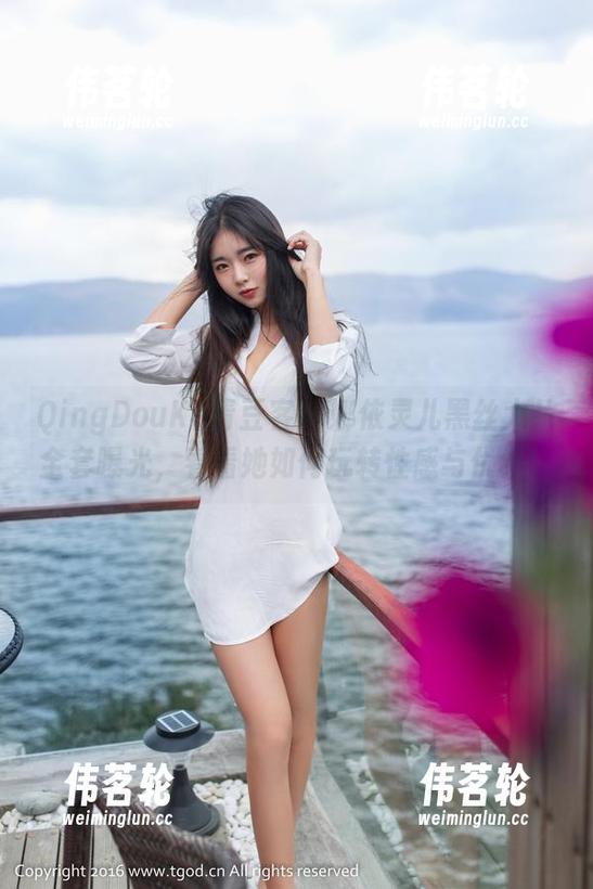 QingDouKe青豆客 - 娜依灵儿黑丝大片全套曝光，看看她如何玩转性感与优雅！