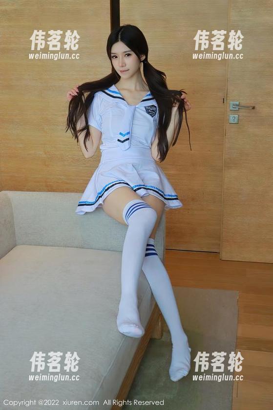 Xiuren秀人网-谢小蒽 Xiuren秀人网 - 谢小蒽黑色写真,光与影的无圣光交织