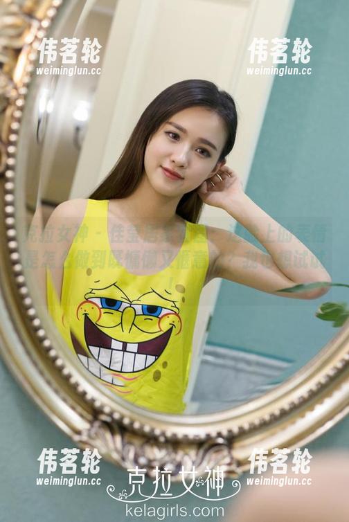 克拉女神 - 佳莹居家套图：这脸上的表情是怎么做到既慵懒又惬意的？我也想试试！