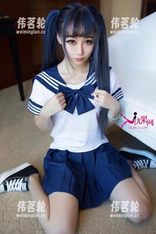 尤果网-尹菲 尤果网 - 尹菲白裙写真,免费的也能这么美,简直撞脸仙女!